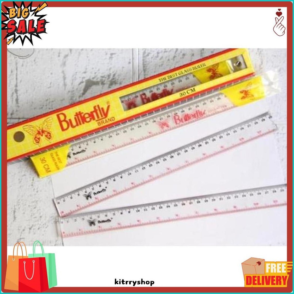 

Penggaris Butterfly 30Cm / Mistar Plastik Butterfly (12Pcs) Flash Sale! Diskon Hingga 70%