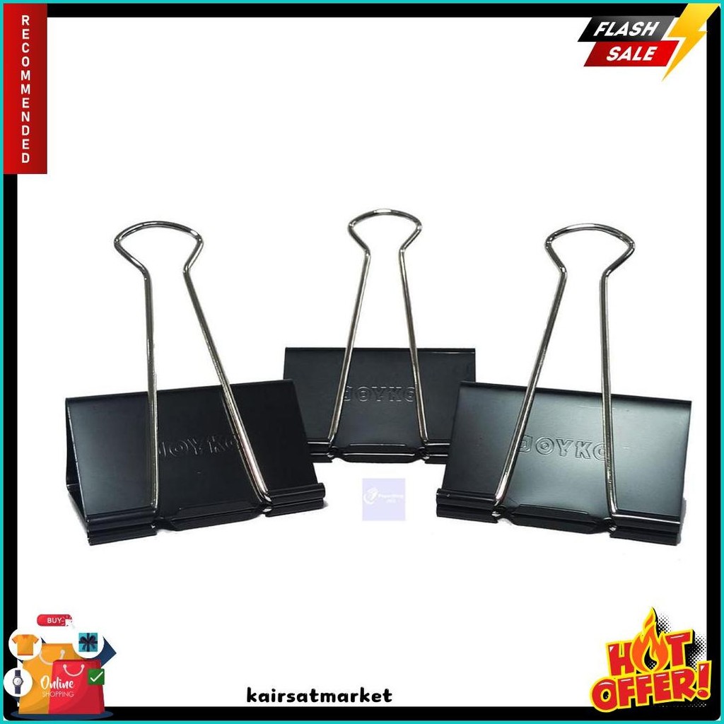 

Joyko - Binder Clip No.300 - Penjepit Kertas - Pack Diskon Setengah Harga