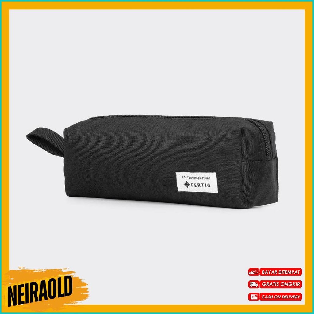 

Fertig - Melbi Black - Pencil Case - Tempat Kotak Pensil - Cocok Untuk Perlengkapan Sekolah/Kantor Terlengkap Dan Termurah