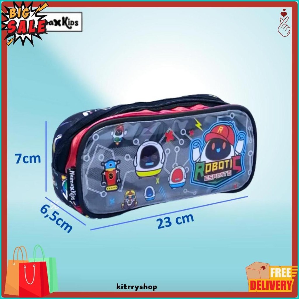 

Pencil Case Custom Nama | Naimax Kids Pencil Case Medium Anak Laki-Laki Terlaris! Produk Ini Banyak Dicari