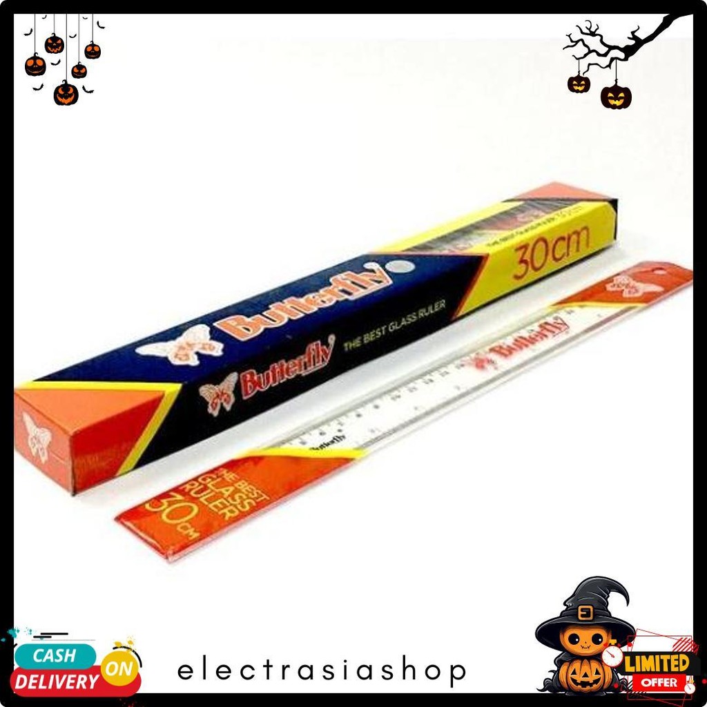 

Penggaris Butterfly 30Cm / Mistar Plastik Butterfly (12Pcs) Terlengkap Dan Termurah