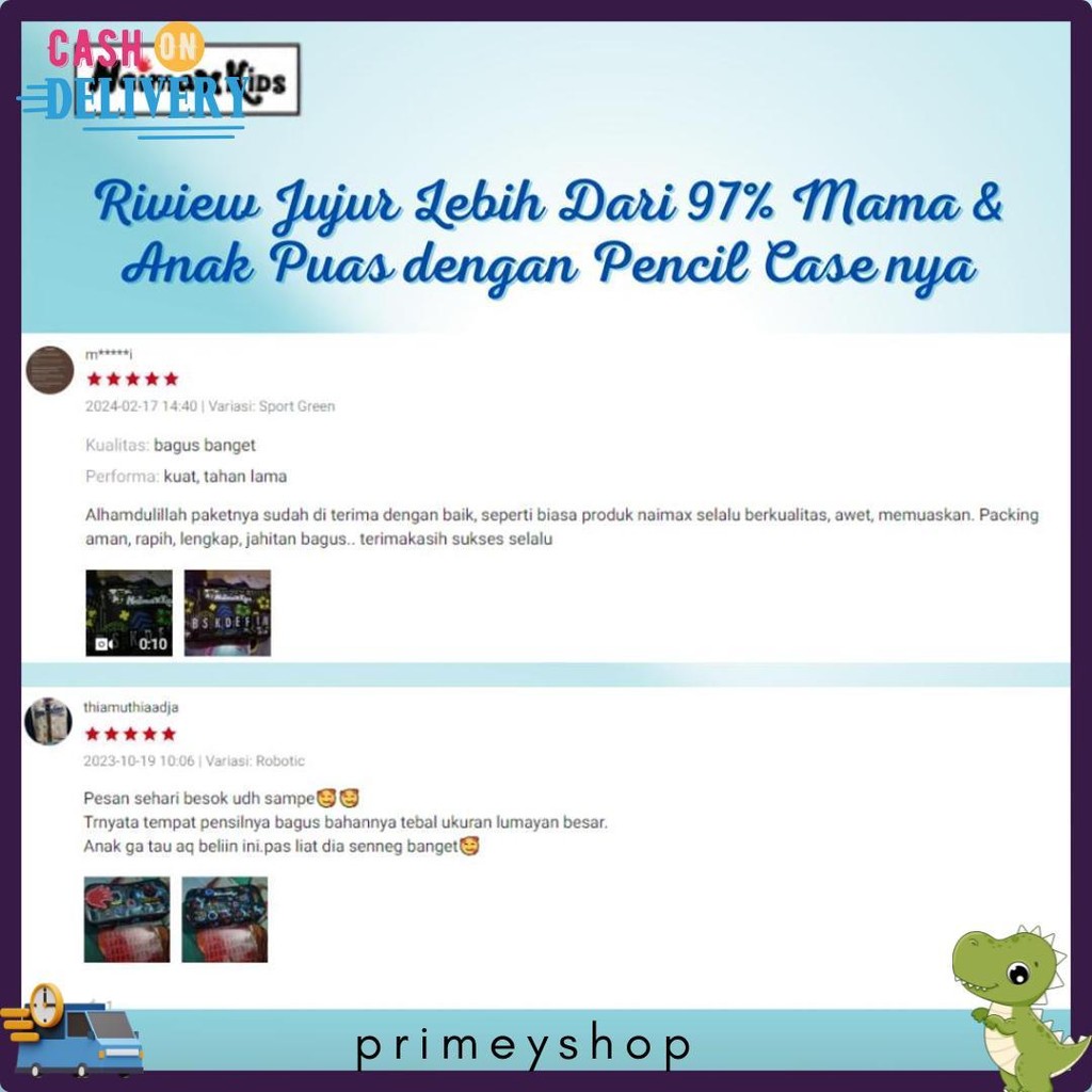 

Pencil Case Custom Nama | Naimax Kids Pencil Case Medium Anak Laki-Laki Diskon