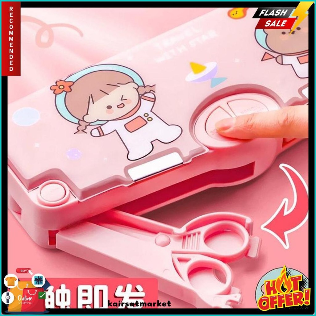 

Kotak Pensil Multifungsi Lengkap Peruncing Gunting Isolasi Penghapus Penggaris Diskon