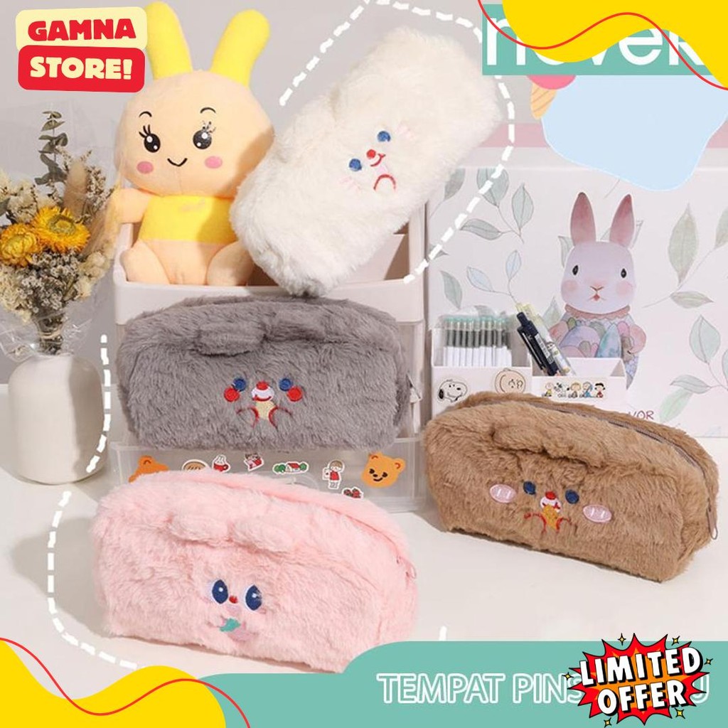 

Never Official- Tempat Pensil Bulu Soft Cute/ Tas Pensil Kosmetik/ Pouch Makeup Kecil Flash Sale! Diskon Hingga 70%