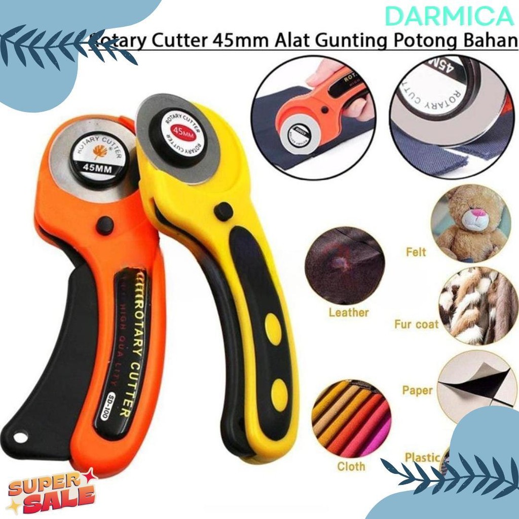 

Rotary Cutter 45Mm / Refill Cutter/ Alat Gunting Potong Bahan Kain Alat Potong Diskon Setengah Harga
