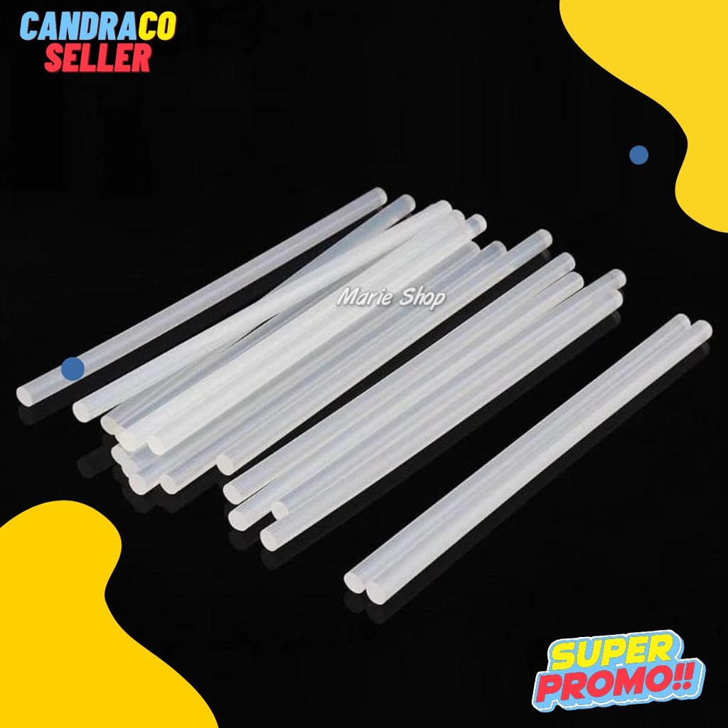 

100 Pc Isi Lem Tembak Refill Glue Stick - Lem Lilin Stick Bakar Perekat Kerajinan Tangan Multifungsi Lem Bakar Diskon
