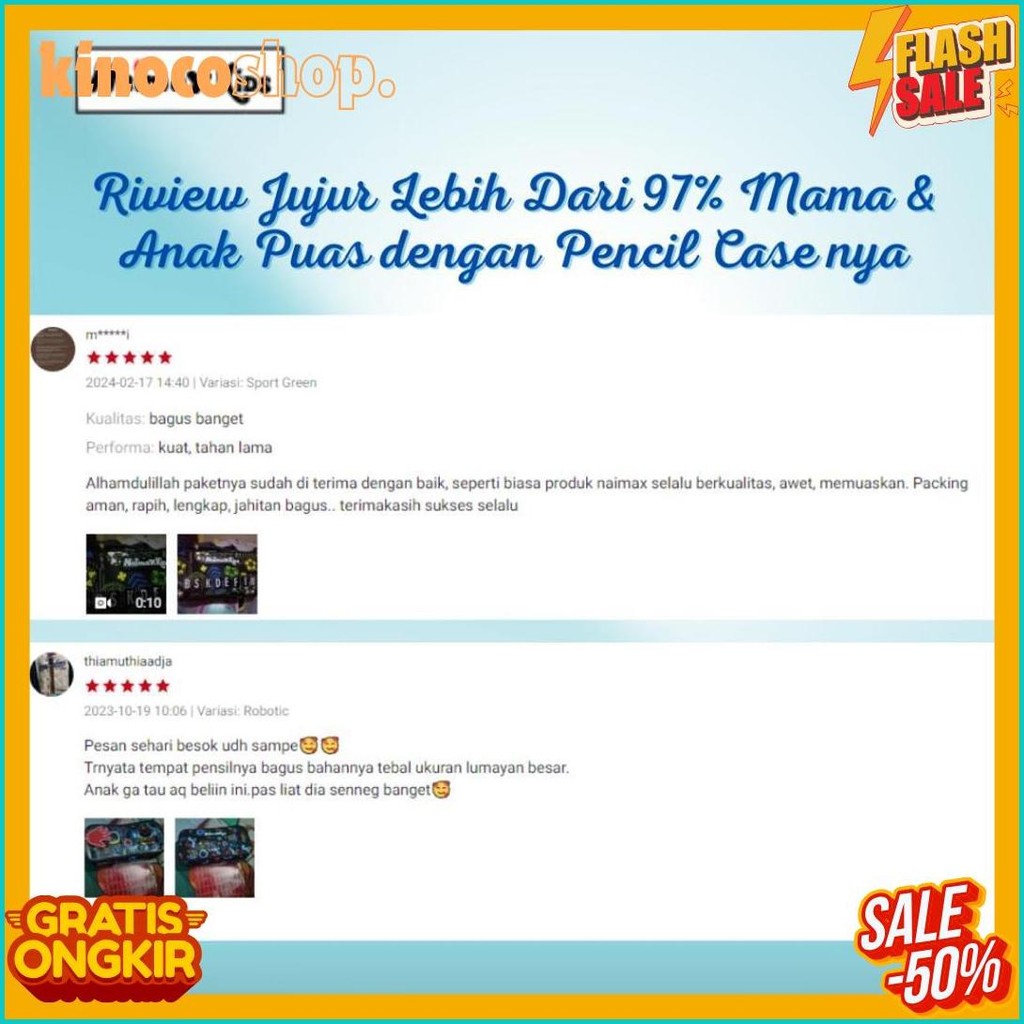 

Pencil Case Custom Nama | Naimax Kids Pencil Case Medium Anak Laki-Laki Flash Sale! Diskon Hingga 70%