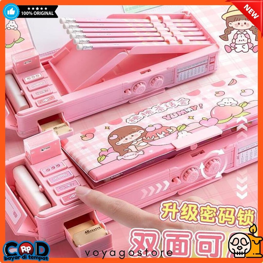 

Tempat Pensil Multifungsi Motif Unicorn / Dinosaurus / Astronot Untuk Anak Tk/Kotak Pensil Pola Kartun Lapisan Ganda Tunggal Dengan Rautan Kapasitas Flash Sale! Diskon Hingga 70%