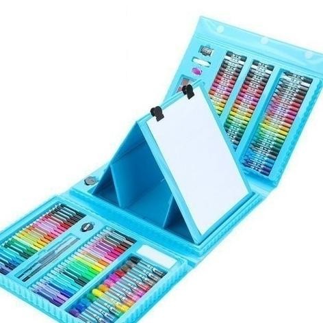 

dg-4 Set Alat Gambar Anak Crayon Gambar Pensil Warna 208 Komplit Alat Lukis Terlaris