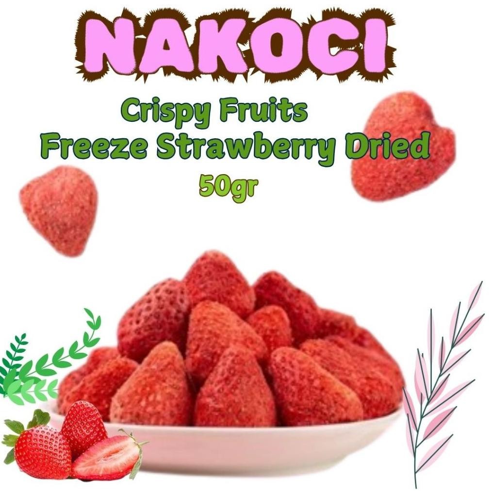 

iQ45 NAKOCI Freeze Dried Buah Tin - Buah Ara Snack Viral Buah Kering Fresh Premium 30 gr /50gr Hemat