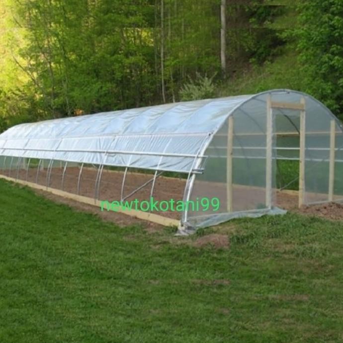 (Good) Plastik UV 14% tebal 200 micron lebar 3 meter green house atap kolam
