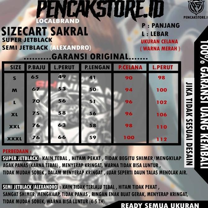 Sakral Psht Super Jetblack Dan Jetblack / Alexandro Original (Halus)  Polos Sakral Murah Sakral Jetb