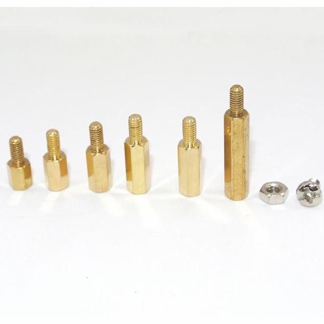 ------] spacer set PCB kaki dudukan penyangga PCB stand off spaser kit baut