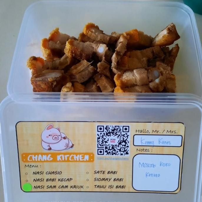 

(Good) Sam Cam Kriuk Chang Kitchen 500Gr 5Ons 1/2Kg non halal,pork, babi