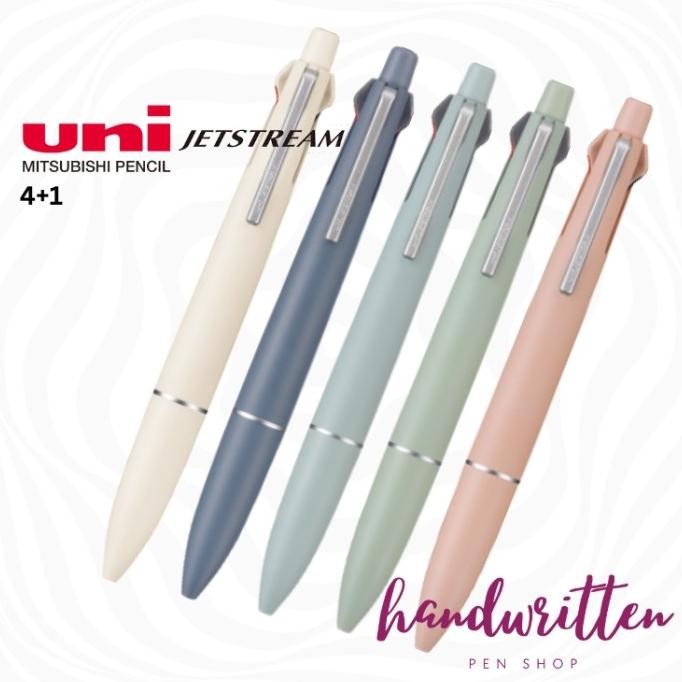 

TERLARIS - UNI Jetstream 4+1 Lite Touch Multi Ballpoint Pen & Mechanical Pencil | Uni Ball Uniball Jet Stream