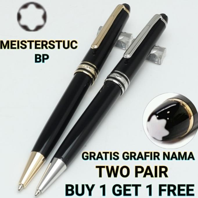 

NEW Bollpoint Mewah Buy 1 Get 1 Free Monblanc Meisterstuc Bp Gratis Grafir Nama dan Box Exlusive