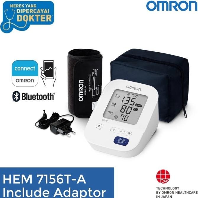 TENSI OMRON HEM 7156 A OMRON 7156 +ADAPTOR ORIGINAL DAN TERPERCAYA
