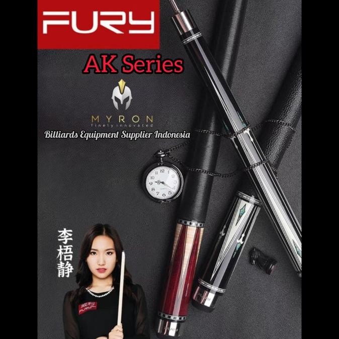 TERMURAH - Stick Billiard Fury Ak Series~Stick Fury Ak-1 & Ak-2