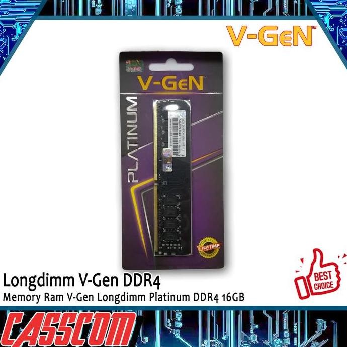MEMORY RAM V-GEN LONGDIMM PLATINUM DDR4 16GB - VGEN 16 GB 1904T