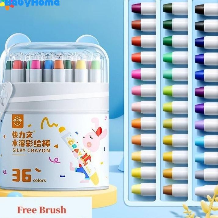 

Babyhome Crayon Putar Washable 24/36 Color Crayon For Kids Tidak Beracun Yang Dapat Dicuci Seni Gambar Pastel Minyak Crayon Tidak Kotor Ditangan Washable Non Toxic Krayon Anak-Anak