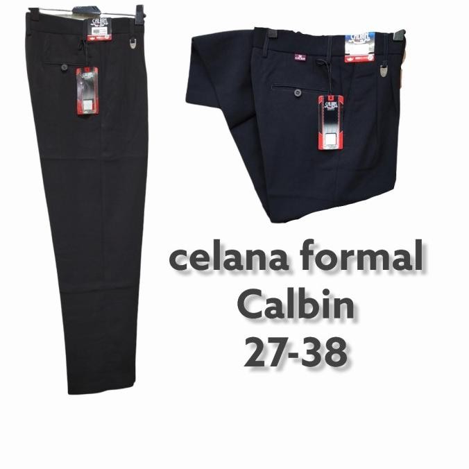 Laris Celana Pria Bahan Calbin Formal , Celana Kantor Pria , Calbin Twiss