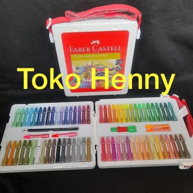 

Baru Crayon Oil Pastels Faber Castell Isi 72 Warna Premium