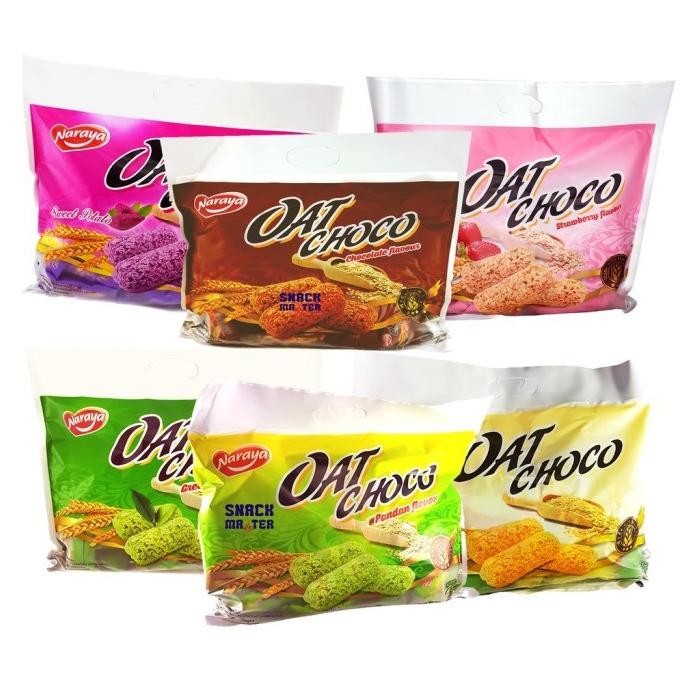 (Good) Naraya Oat Choco Oats Coklat Vanilla Pandan Green Tea Sweet Potato