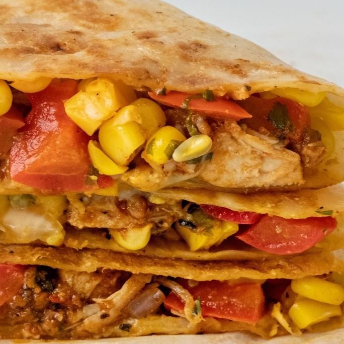 

(Good) Low Calories Chicken Quesadillas. HEALTHY DIET CATERING PREP MEAL
