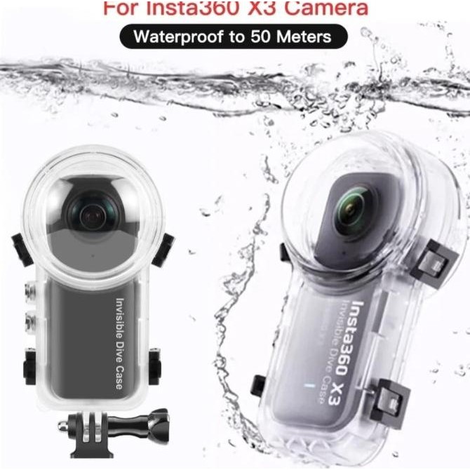 Invisible Dive Case Diving Waterproof Invisible Untuk Insta 360 X3