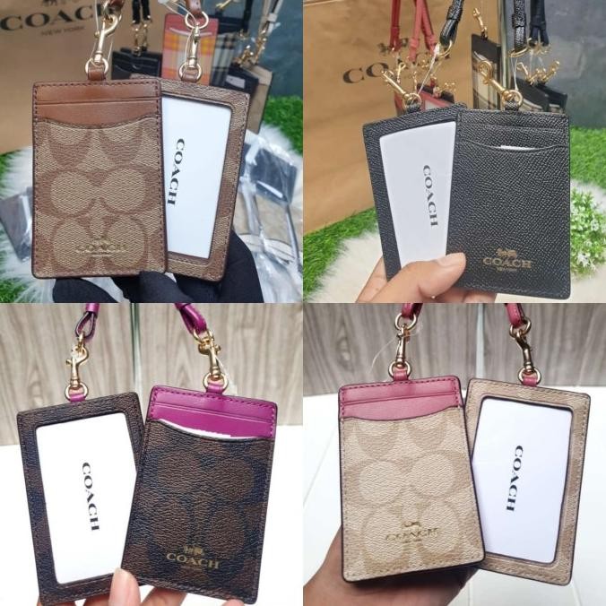 

BEBAS ONGKIR - Tempat Kartu Nama Lanyard Name Tag Coach 100% Original