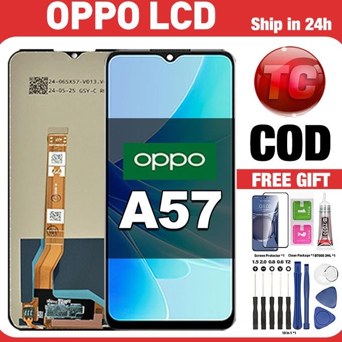 Original Lcd OPPO A57 4G fullset ori asli Layar hp touchscreen Sentuh Versi Tinggi COD SAMD