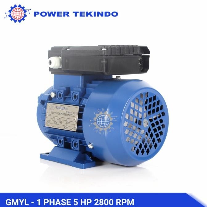 Famoze Pro Dinamo 1 Phase 5 HP 2800 RPM Elektro Motor 5 PK GMYL
