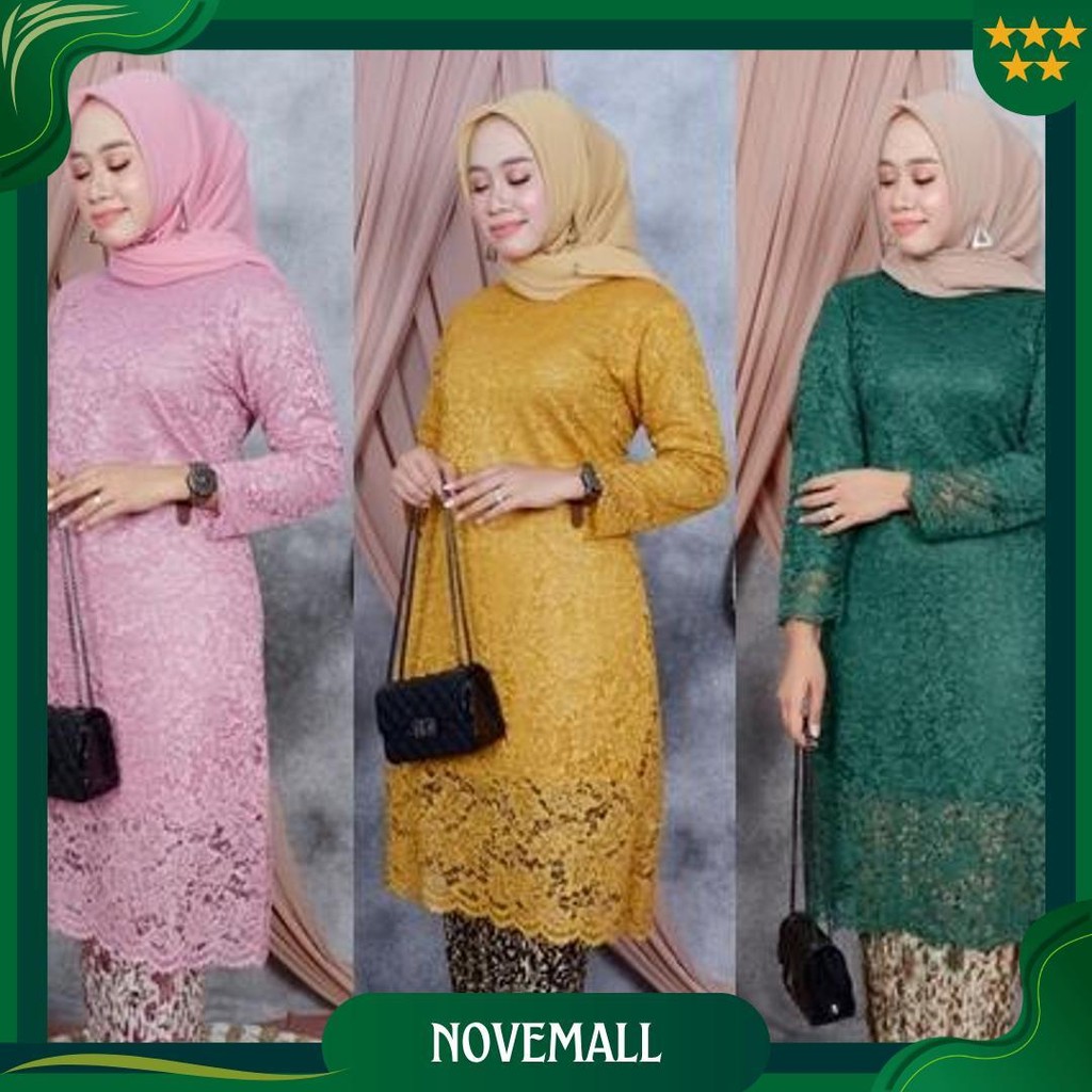 Hanya Atasan Kebaya Brukat Tunik Modern / Kebaya Brokat Terlaris / Kebaya Tunik Brukat / Kebaya Brok
