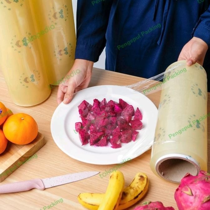 (Good) PLASTICWRAP/PLASTIK WRAPPING/CLING WRAP/PEMBUNGKUS MAKANAN 500M KIYOMI