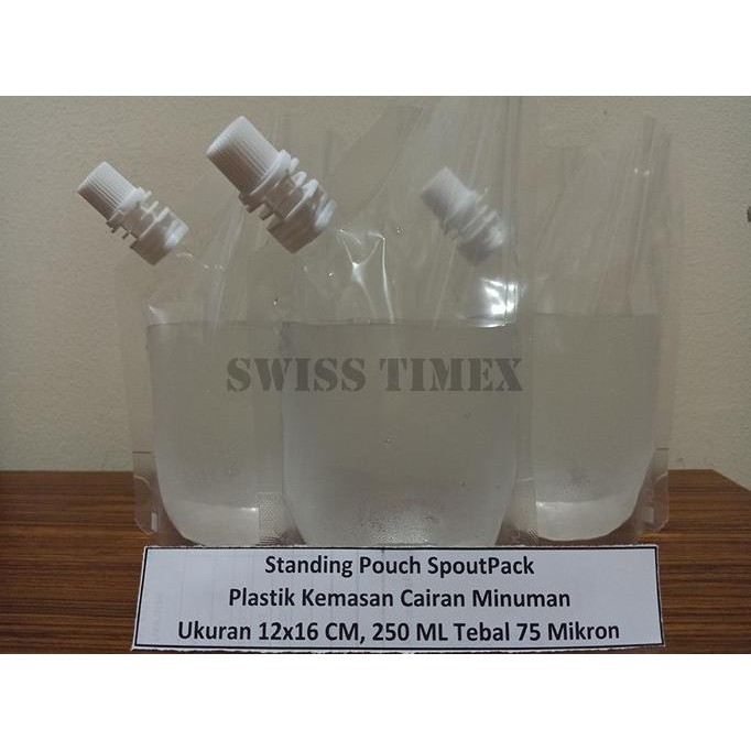 (Good) 20Pcs Standing Pouch SpoutPack Plastik Cairan - Minyak 150ML - 250ML