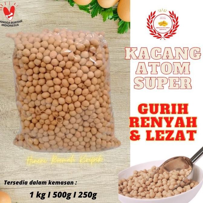 

(Good) 500g KACANG ATOM OVEN / KACANG TELOR TELUR PANGGANG Camilan Enak Lezat