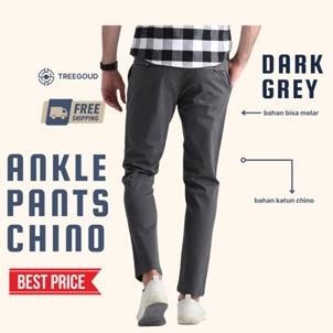 Laris!! Treegoud Celana Ankle Pants Pria Celana Chino Ankle Pria Angkle Pants