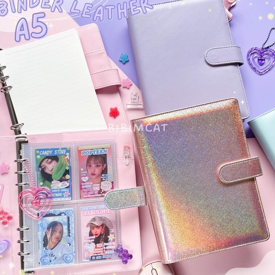

A5 Ize Binder Leather A5 Album Photocard Pc Agenda Ulit