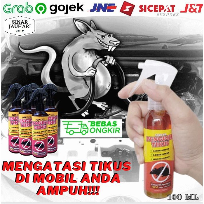 Top Car Pengusir Tikus, Pengusir Tikus, Obat Tikus, Semprotan Tikus