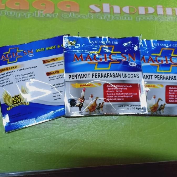 

Magic Sn Biru Obat Ayam Burung Sakit Pilek Crd Flu Herbal Jamu Sasana