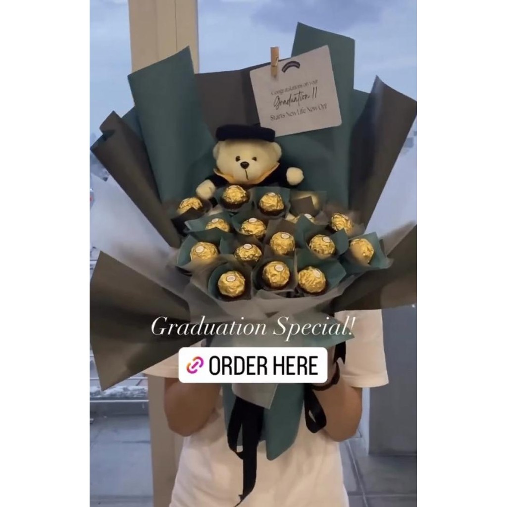 

THE BEST SELLER !! FERRERO BOUQUET BUCKET BUKET coklat wisuda graduate Terlaris