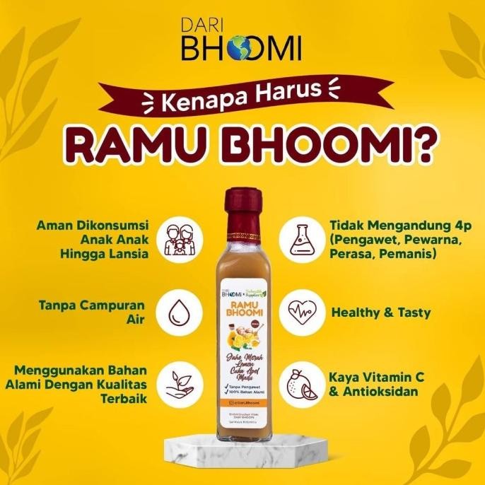 

Jamu Bhoomi 500 Ml Dari Dehealth Supplies