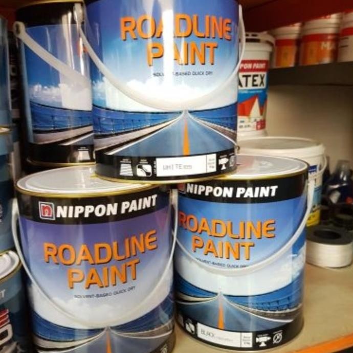 Cat Marka Jalan Roadline Road Line Paint Nippon 5kg 5 kg