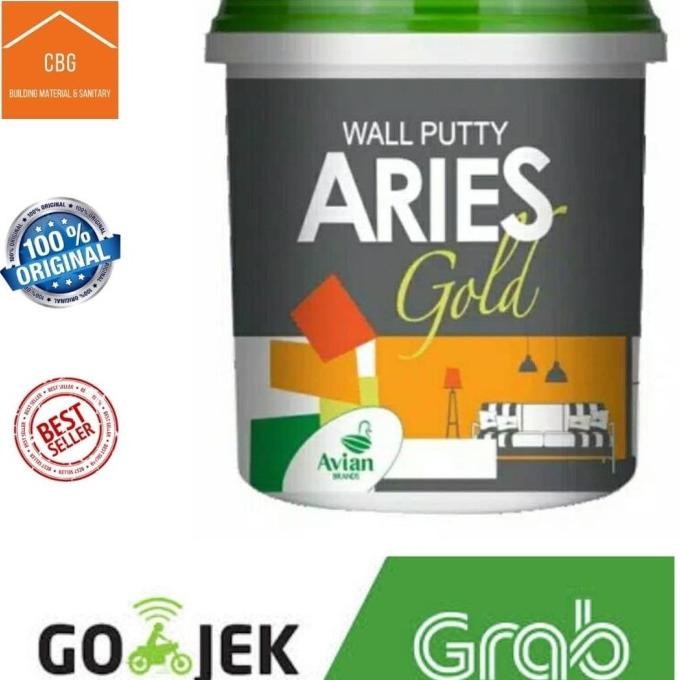 PLAMIR TEMBOK ARIES GOLD WALL PUTTY 20 KG