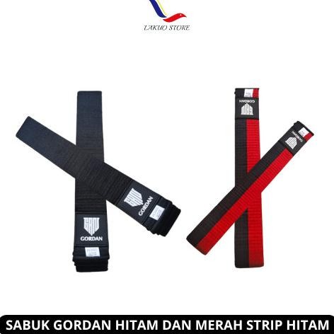 Sabuk Taekwondo - Gordan / Sabuk Hitam / Sabuk Merah Strip Hitam Co