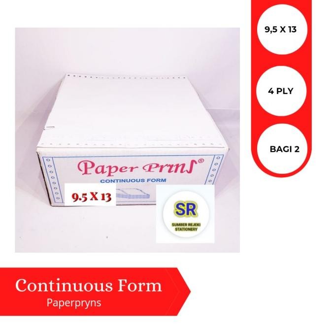 

NEW CONTINUOUS FORM ( 9,5 X 13 ) 4 PLY ( BAGI 2 )