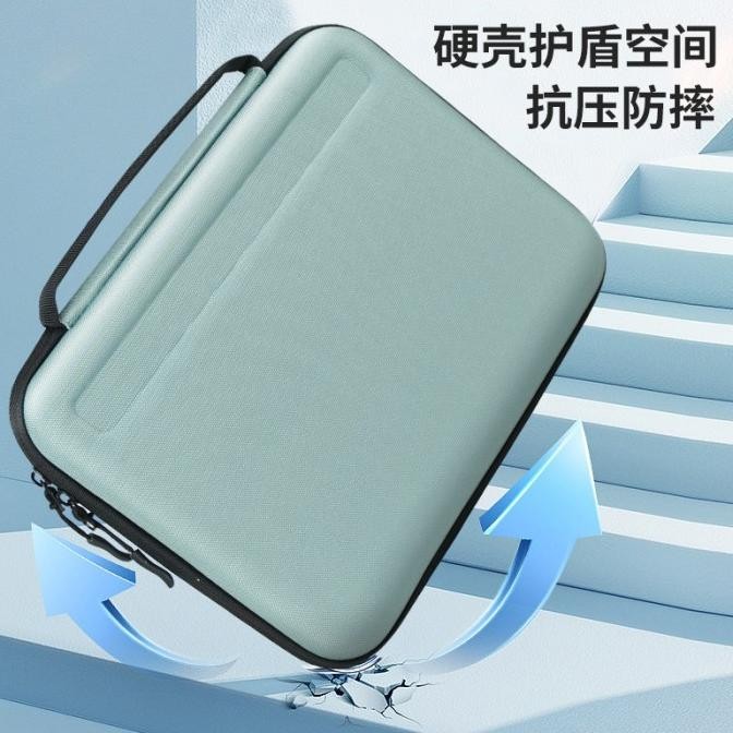 TERLARIS - Military PadFolio Eva Hard Case Organize Bag Hardshell With Handstrap for Ipad Pro / Gala