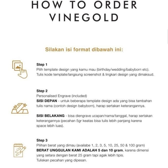 

BABY BORN D - VINEGOLD 999 - BUNGA TANJUNG GOLD Terlaris
