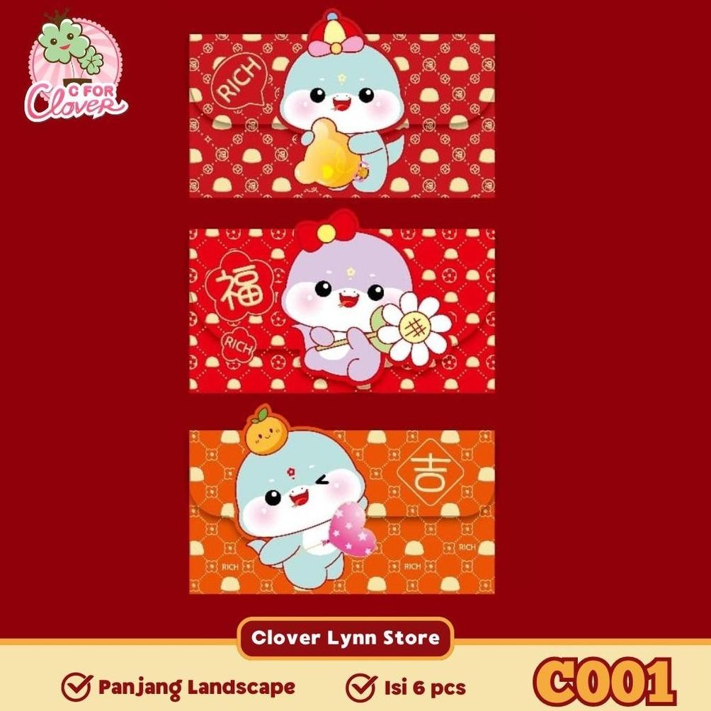 

Terlaris! ANGPAO SNAKE YEAR PANJANG LANDSCAPE ISI 6 PCS hongpao amplop chinese newyear tahun ular 2025 Murah