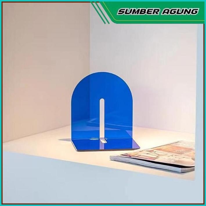 

Baru Sandaran Penahan Buku Berdiri Akrilik Transpran Aesthetic / Acrylic Book Stand Display Bookstand Berkaulitas